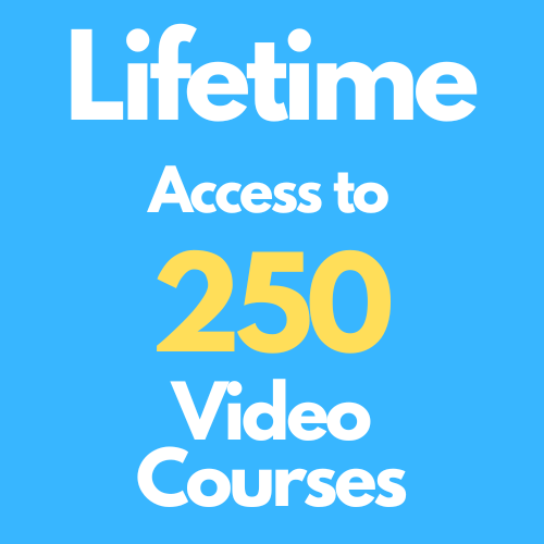 Lifetime Access to 250 Video Courses